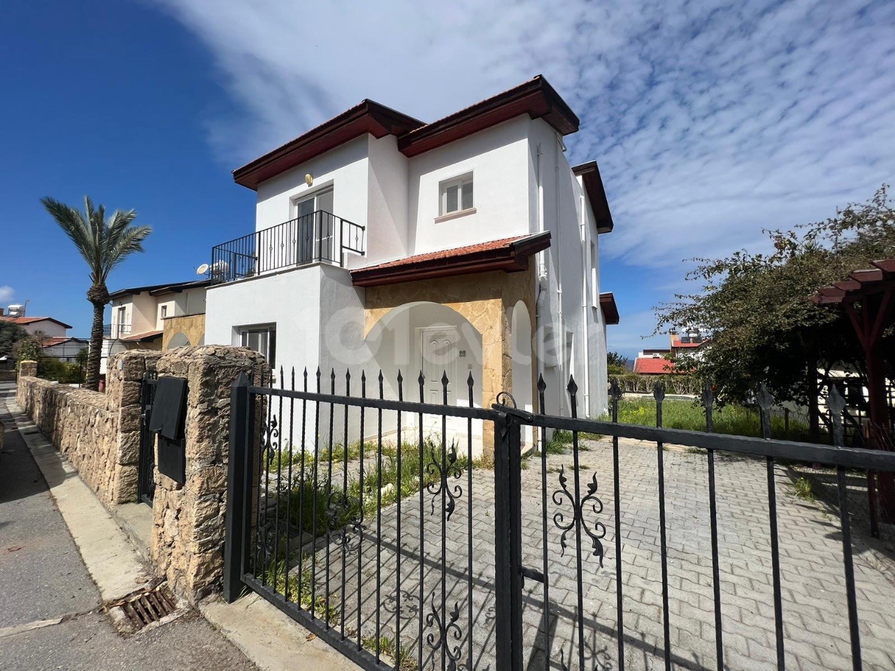 Cyprus Kyrenia Karsiyaka 3+1 Detached Villa for Rent with Full Sea and Mountain View