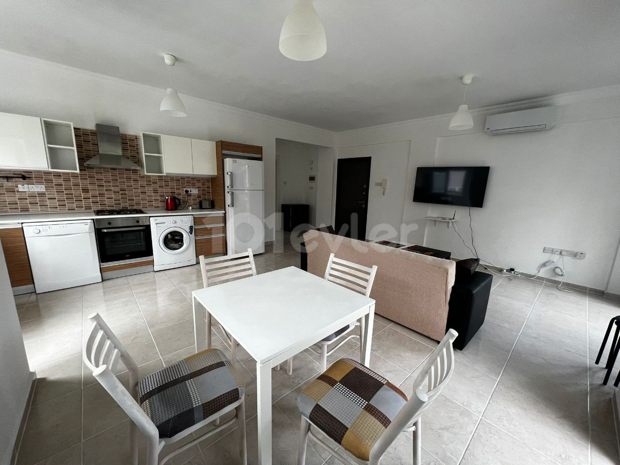 1+1 Flat With Garden And Pool For Rent in Cyprus - Kyrenia - Alsancak