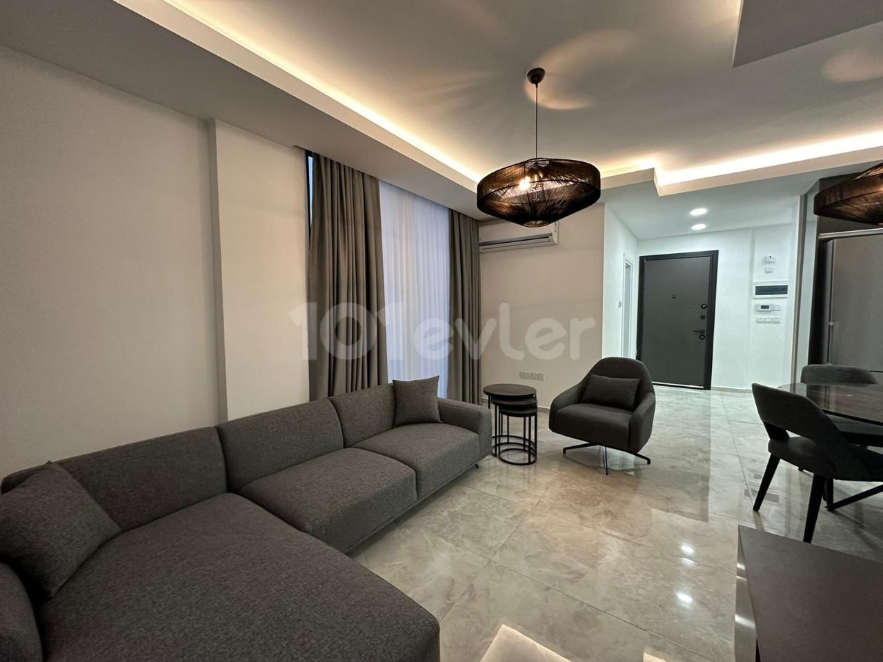 Specially Designed, Fully Furnished 2+1 Penthouse Flat for Rent with Rooftop Terrace in Kyrenia Center, Cyprus