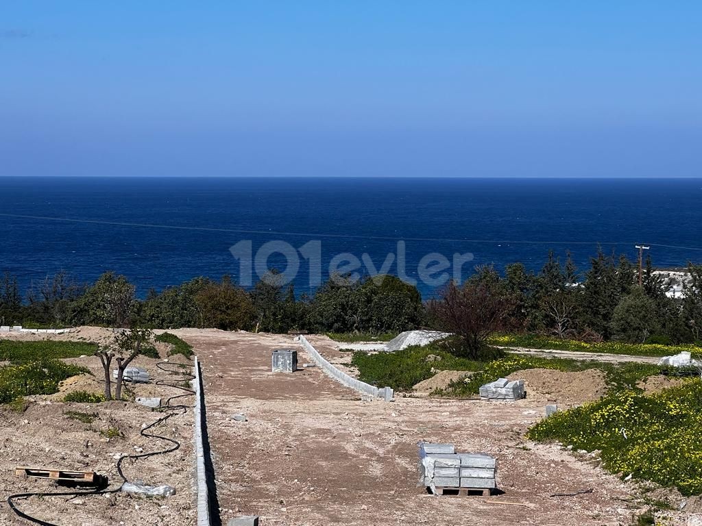 villa plots with sea view in esentepe