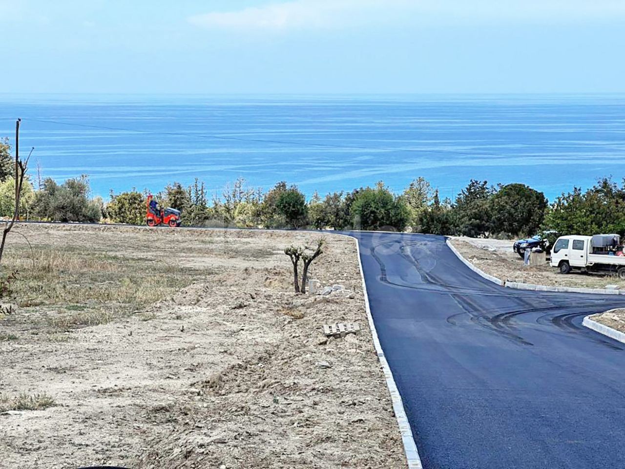 READY PARCELS FOR SALE ABOVE THE BEACH IN ESENTEPE / INFRASTRUCTURE IS READY AND ASPHALT IS PILLED / EACH PLOT SEPARATE DEED / 700mt TO THE SEA !!!