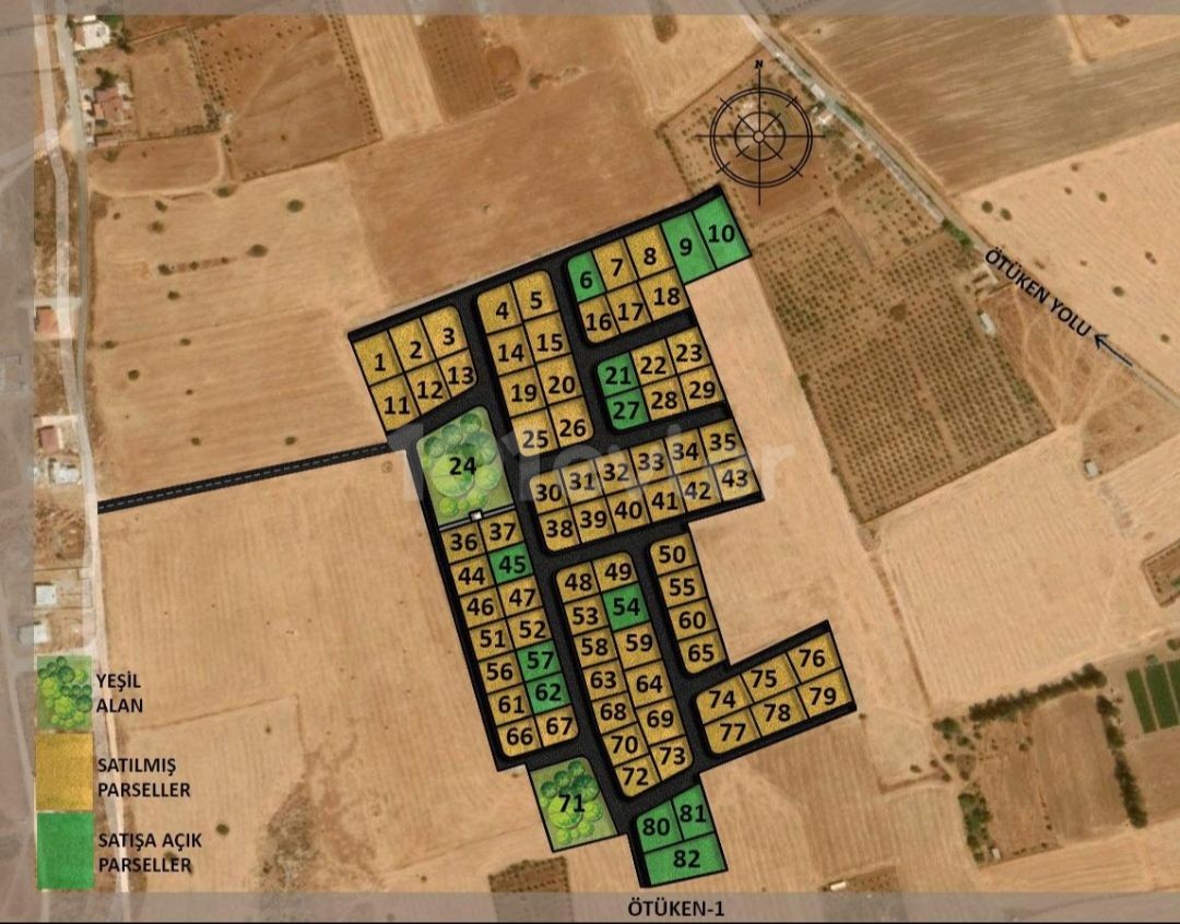 PLOTS FOR SALE SUITABLE FOR FAMILY LIFE IN ÖTÜKEN 