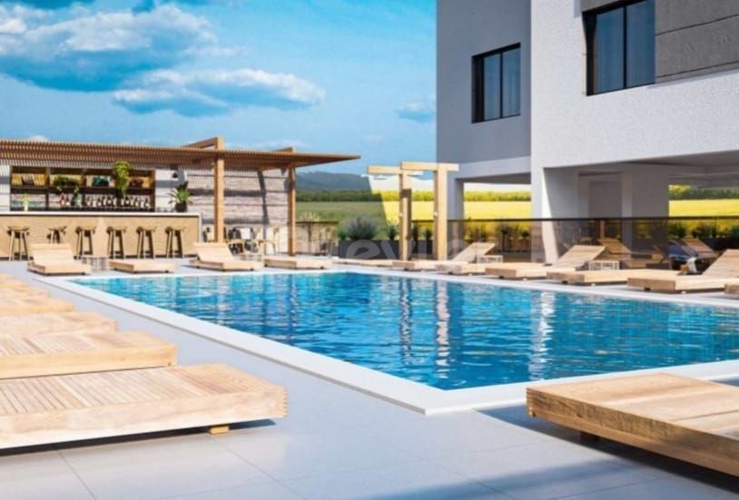 2+1 and 3+1 Affordable Apartments in a Complex with Pool in Yeniboğaziçin 