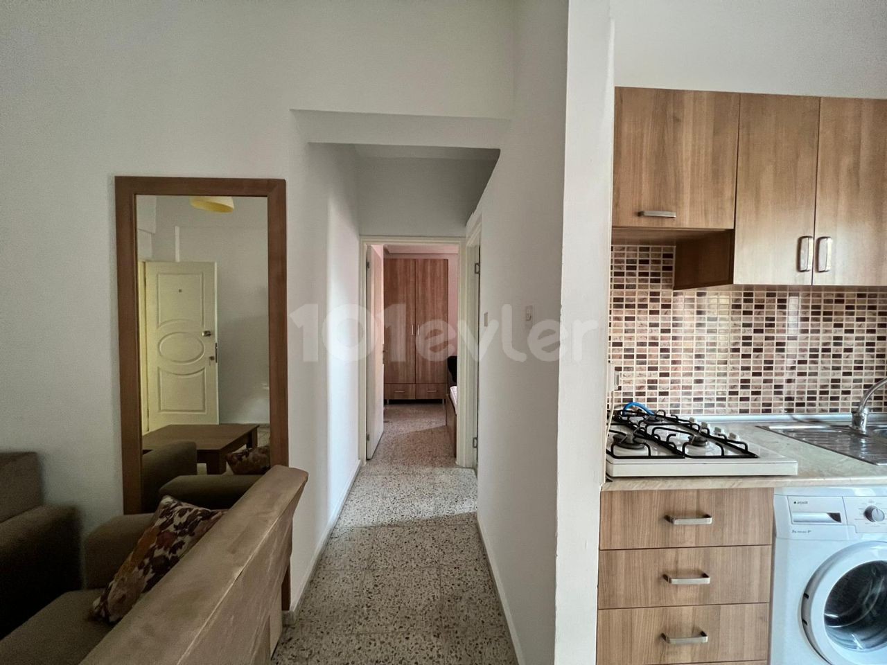 Rental 1+1 Infront of university in tekant area 