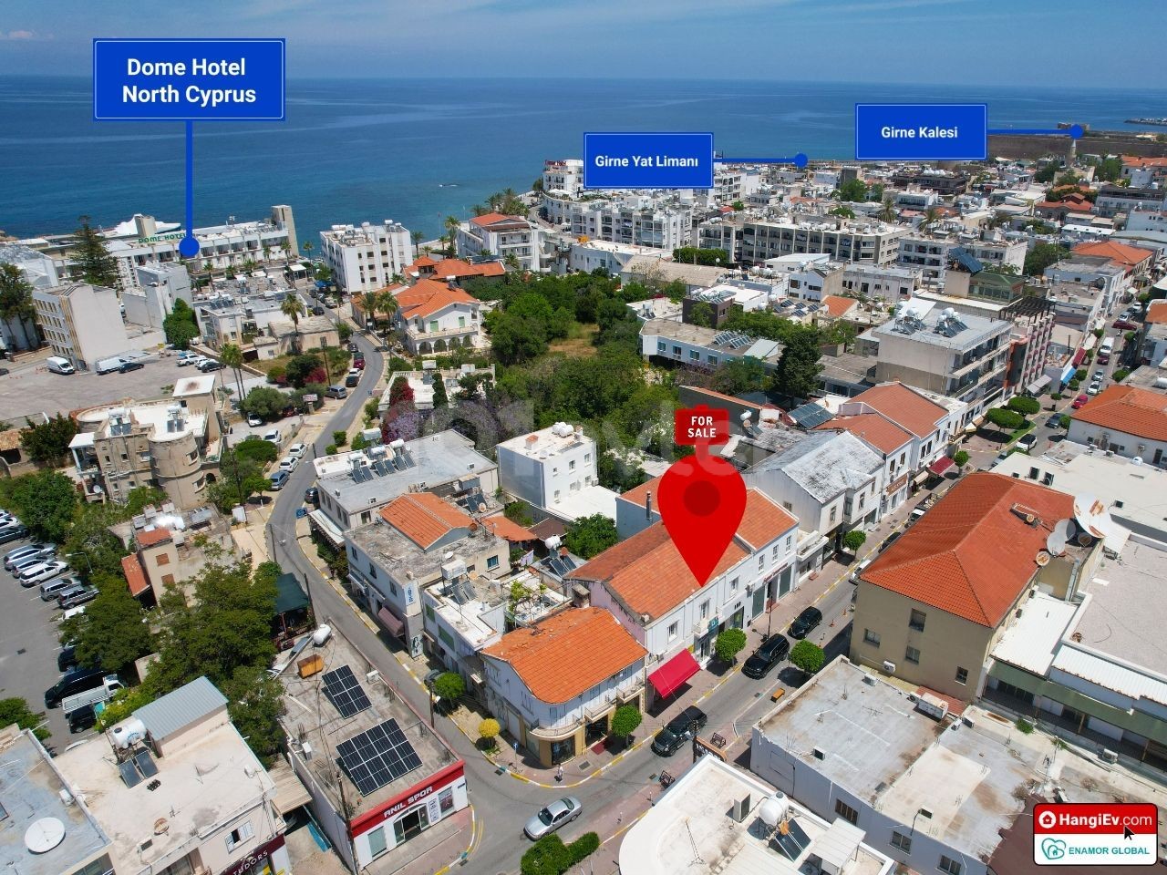 Opportunity To Buy Premium Retail Space Up To 540 m² (1,700,000 Gbp) In The Center Of Kyrenia. It Is An Ideal Project For A Boutique Hotel, Business or Residential Development.