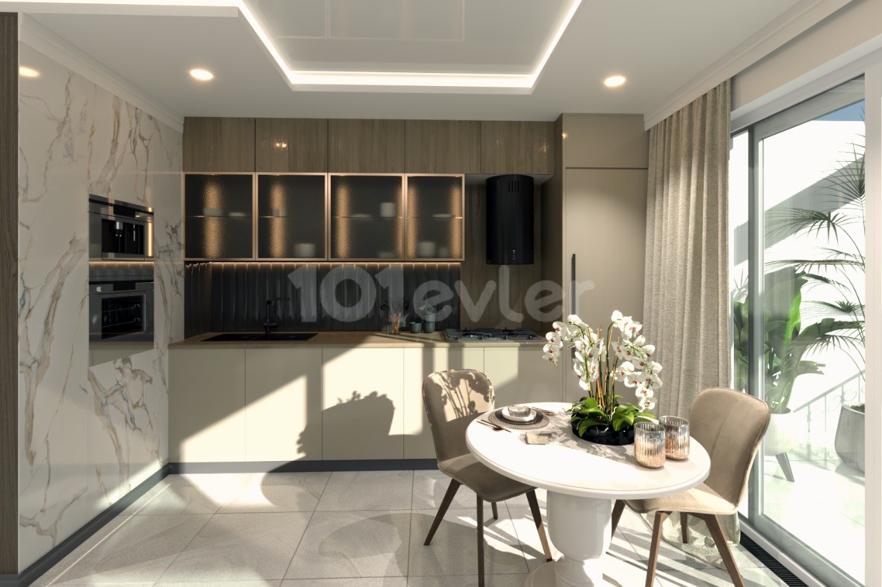 1+1, 2+1 AND 3+1 LUXURIOUS FLATS FOR SALE IN KYRENIA CENTER!! EASE OF PAYMENT!!