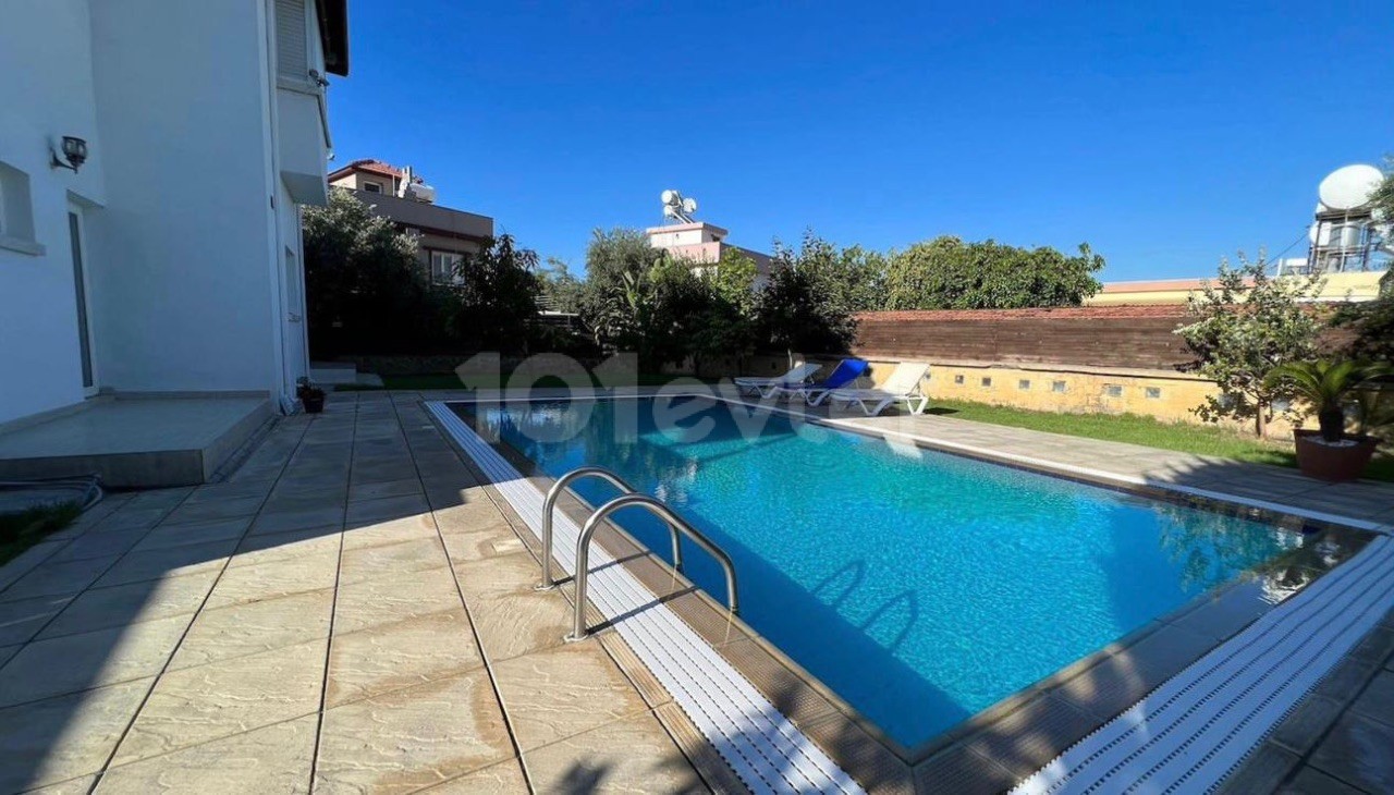 VILLA WITH POOL FOR SALE IN KYRENIA ALSANCAK WITH AN OPPORTUNITY AT HALF A DONE LAND!!