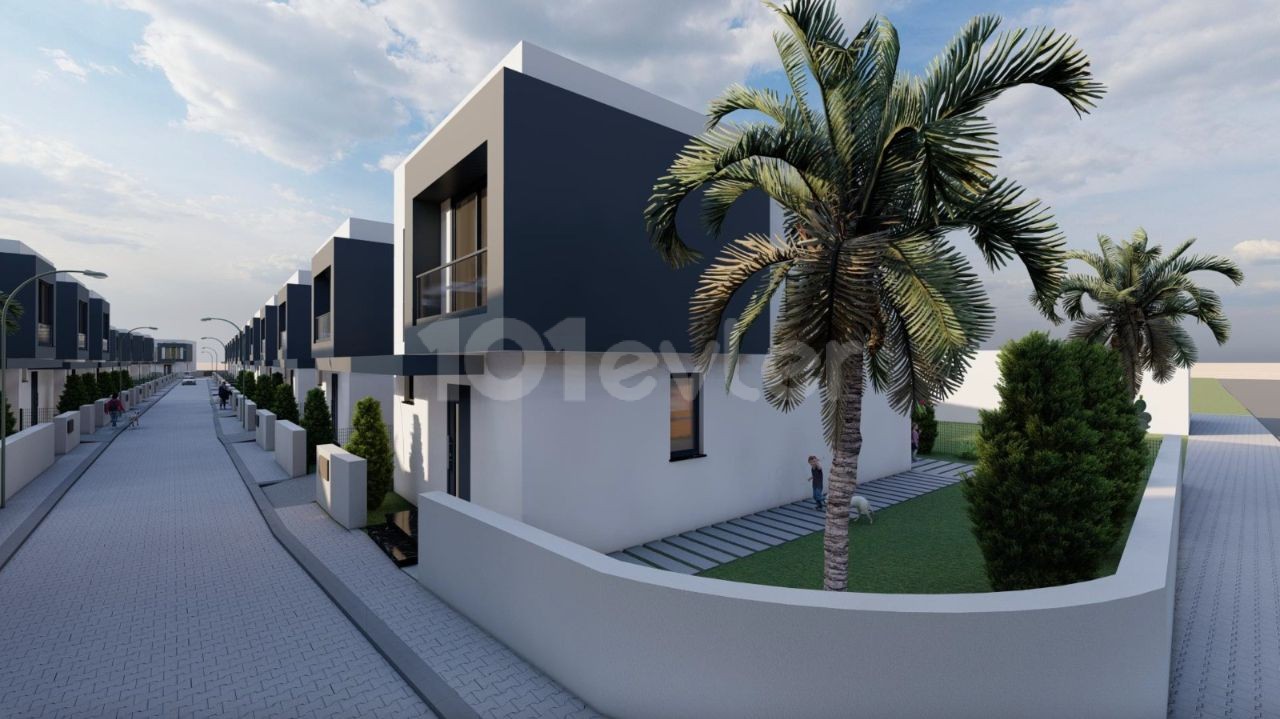 Gonyeli Moderna Villas with 3 Bedrooms 130m2 and 150m2 starting from 150,000 GBP