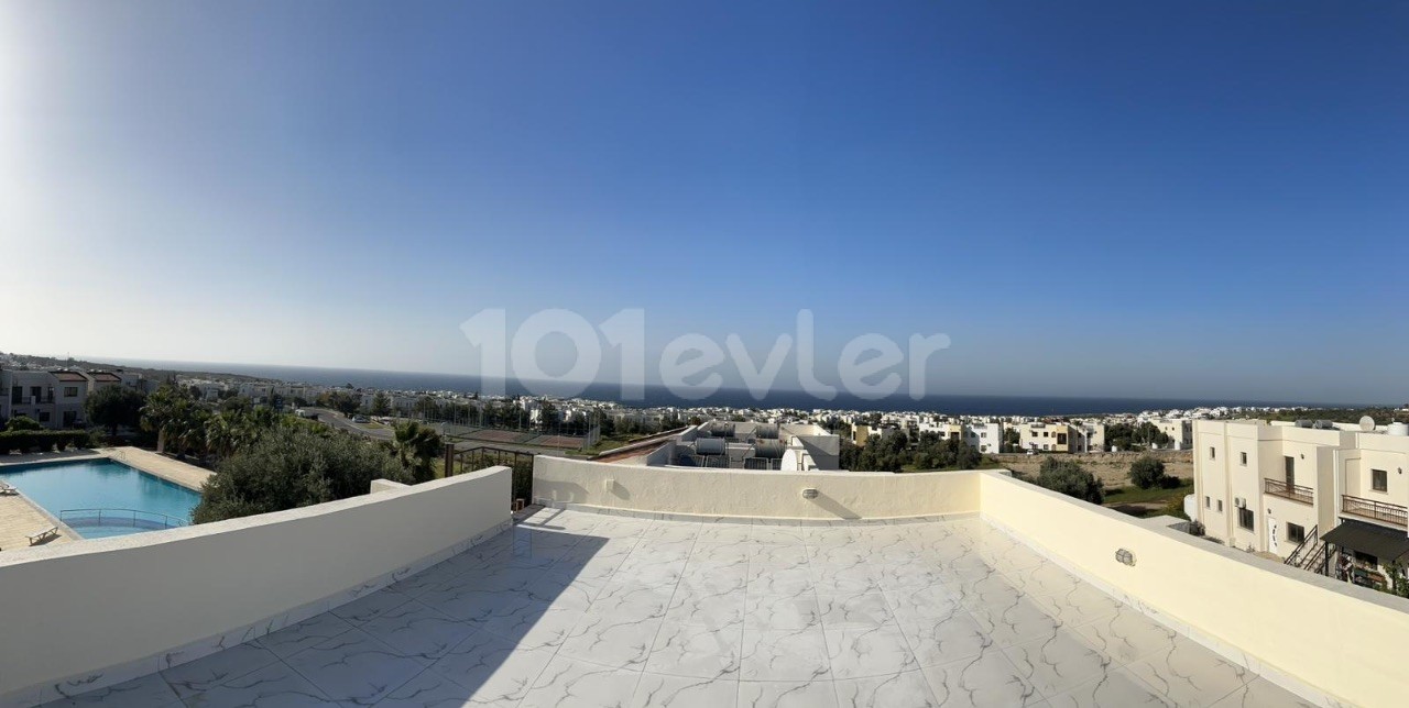 2+1 VOLL MÖBLIERTES PENTHOUSE IN GİRNE / ESSNTEPE 