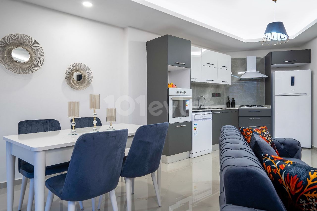 Luxury furnished 2+1 rental in the center of Kyrenia