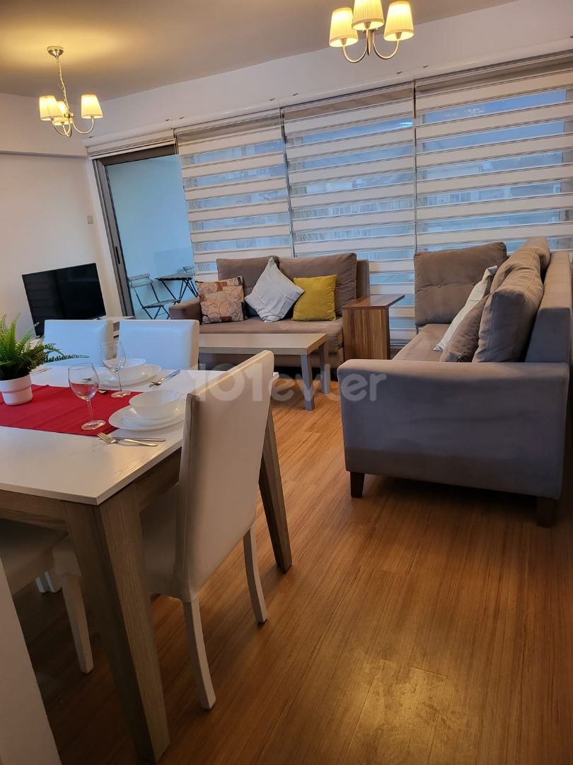 FULLY FURNISHED FLAT IN THE CENTER OF KYRENIA WITH 2+1 SECURITY