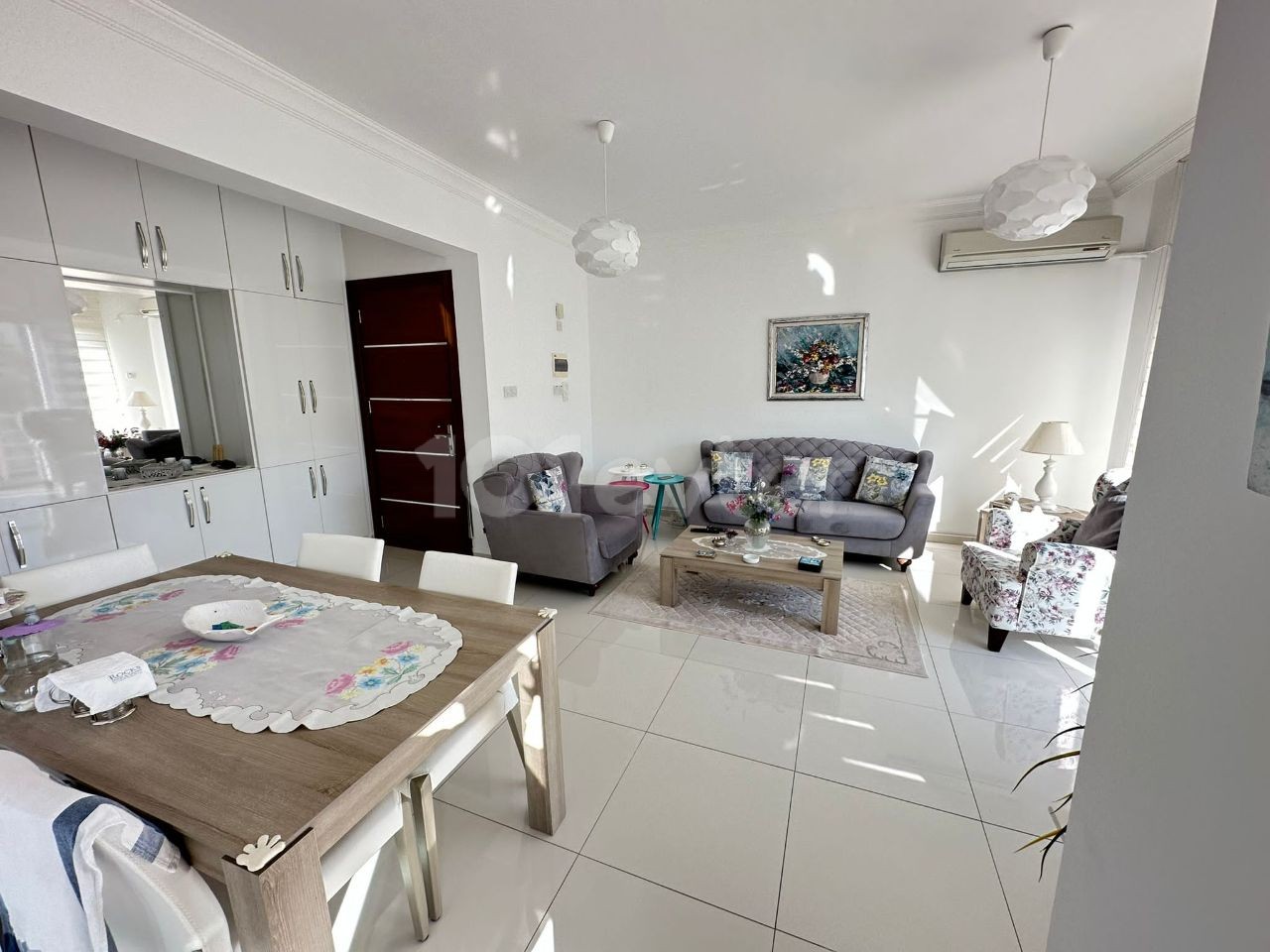 3+1 FURNISHED 135 m² FLAT FOR RENT IN KYRENIA CENTER