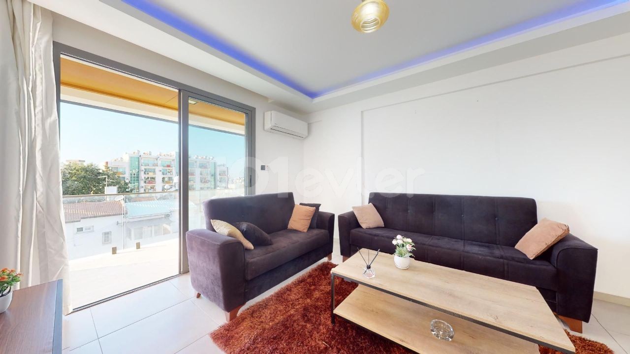 Fully furnished 2+1 flat for rent in the center of Kyrenia