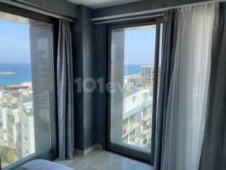 Luxury furnished 2+1 flat for rent with sea view in the center of Kyrenia