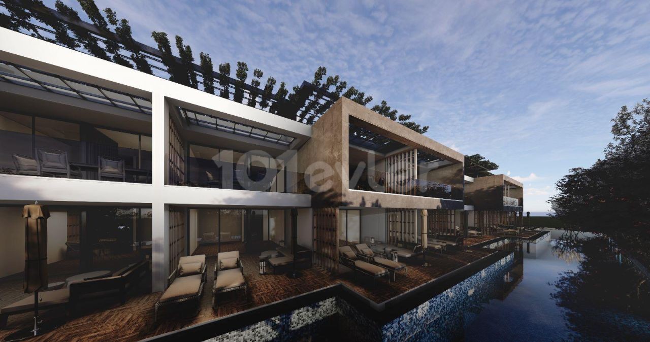 STUDIO-PENTHOUSE ZUM VERKAUF INNERHALB DES GELÄNDES IN DER REGION KYRENIA LAPTA