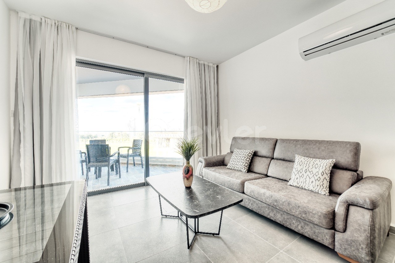 Kuzey Kıbrıs'ta satılık 1 yatak odalı dubleks penthouse