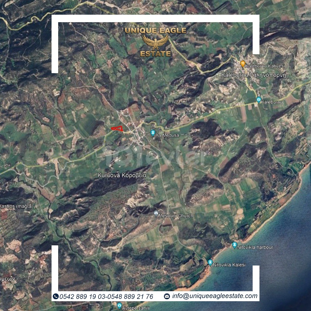 TÜRKISCHES KOÇANLI-LAND ZUM VERKAUF IN KuruOVA-KARPAZ 9.700 QUADRATMETER