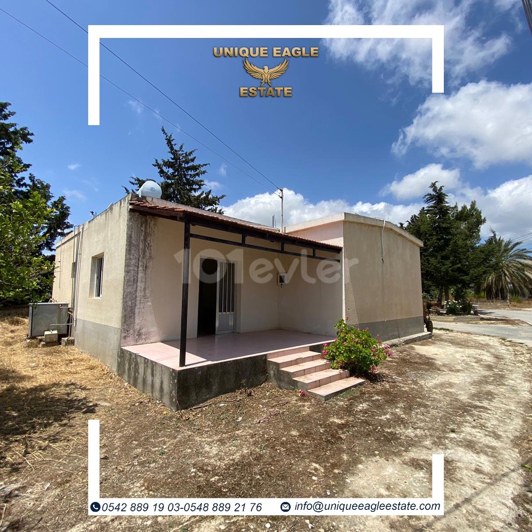 2 BEDROOM BUNGALOW FOR SALE WITH TURKISH TITLE DEED IN KURUOVA-KARPASIA