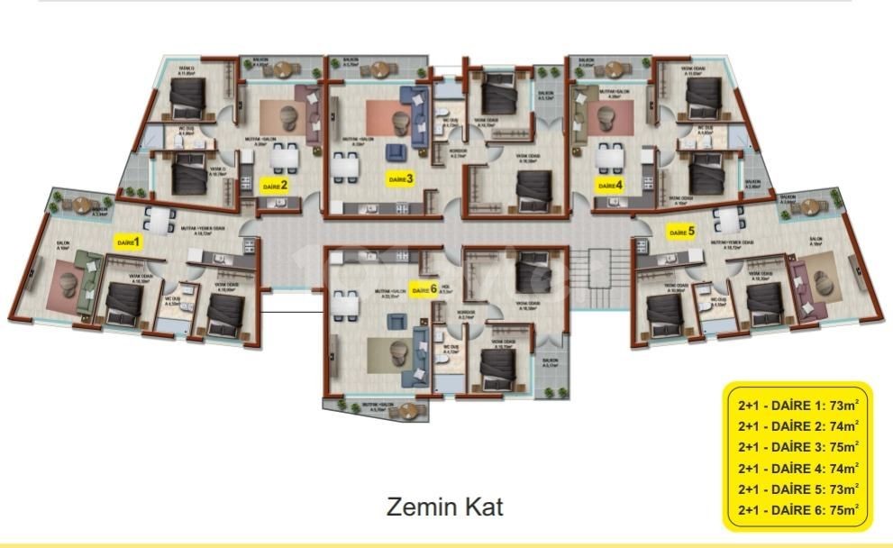 2+1 WOHNUNGEN ZU VERKAUFEN IN LAPTA MIT BERG- UND MEERBLICK ZUR LIEFERUNG IM MAI LETZTE 4 WOHNUNGEN RESERVIEREN SIE IHREN PLATZ