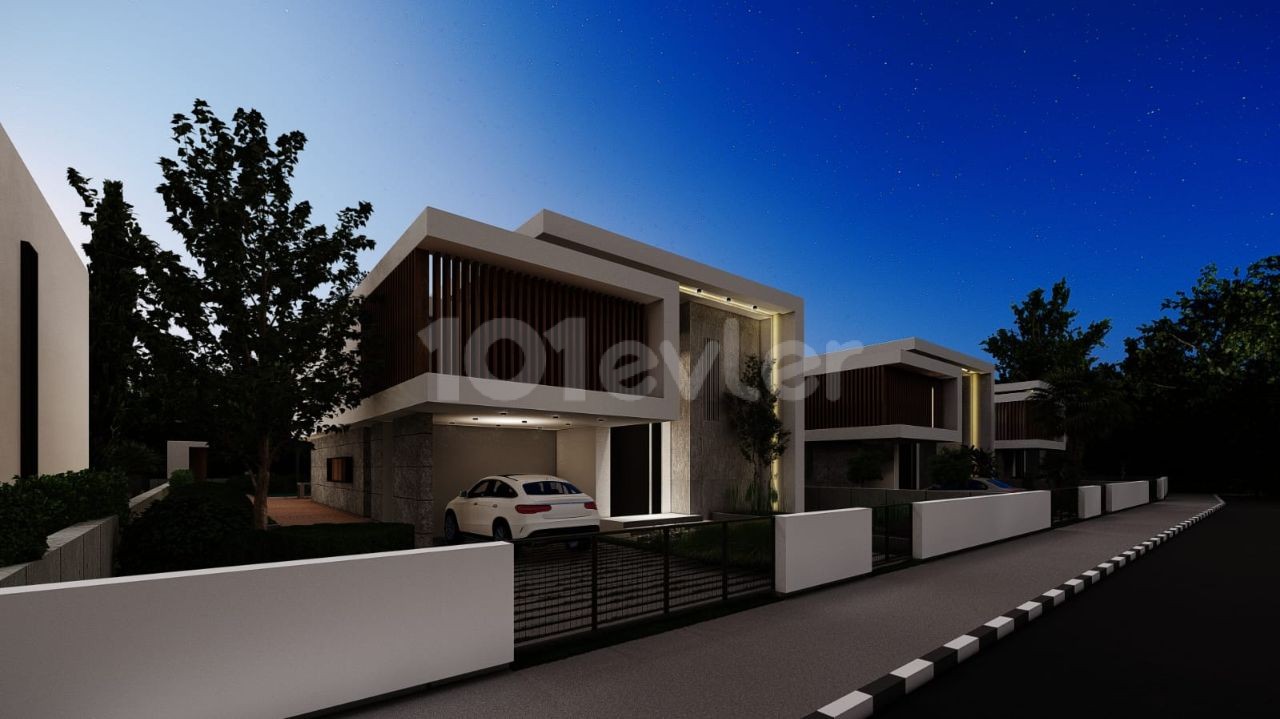 Only 4 private villas for sale on a plot of 3.345 m² in Çatalköy, Kyrenia, the Paradise Corner of Cyprus