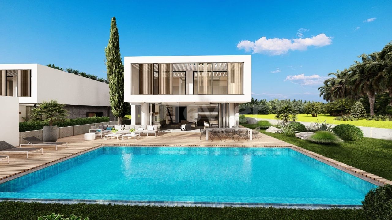 Only 4 private villas for sale on a plot of 3.345 m² in Çatalköy, Kyrenia, the Paradise Corner of Cyprus