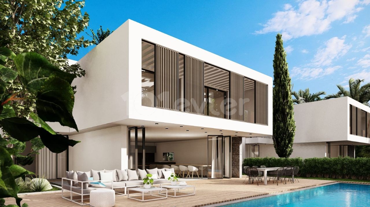 Only 4 private villas for sale on a plot of 3.345 m² in Çatalköy, Kyrenia, the Paradise Corner of Cyprus