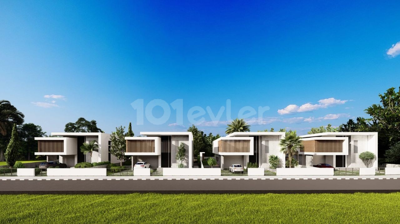 Only 4 private villas for sale on a plot of 3.345 m² in Çatalköy, Kyrenia, the Paradise Corner of Cyprus