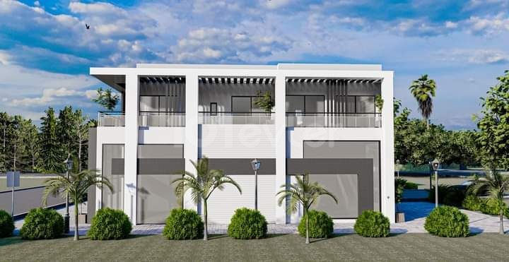 In Famagusta, Çanakkale, on a 2,5-mile road, for sale in 1+1 project phase with 30% down payment;