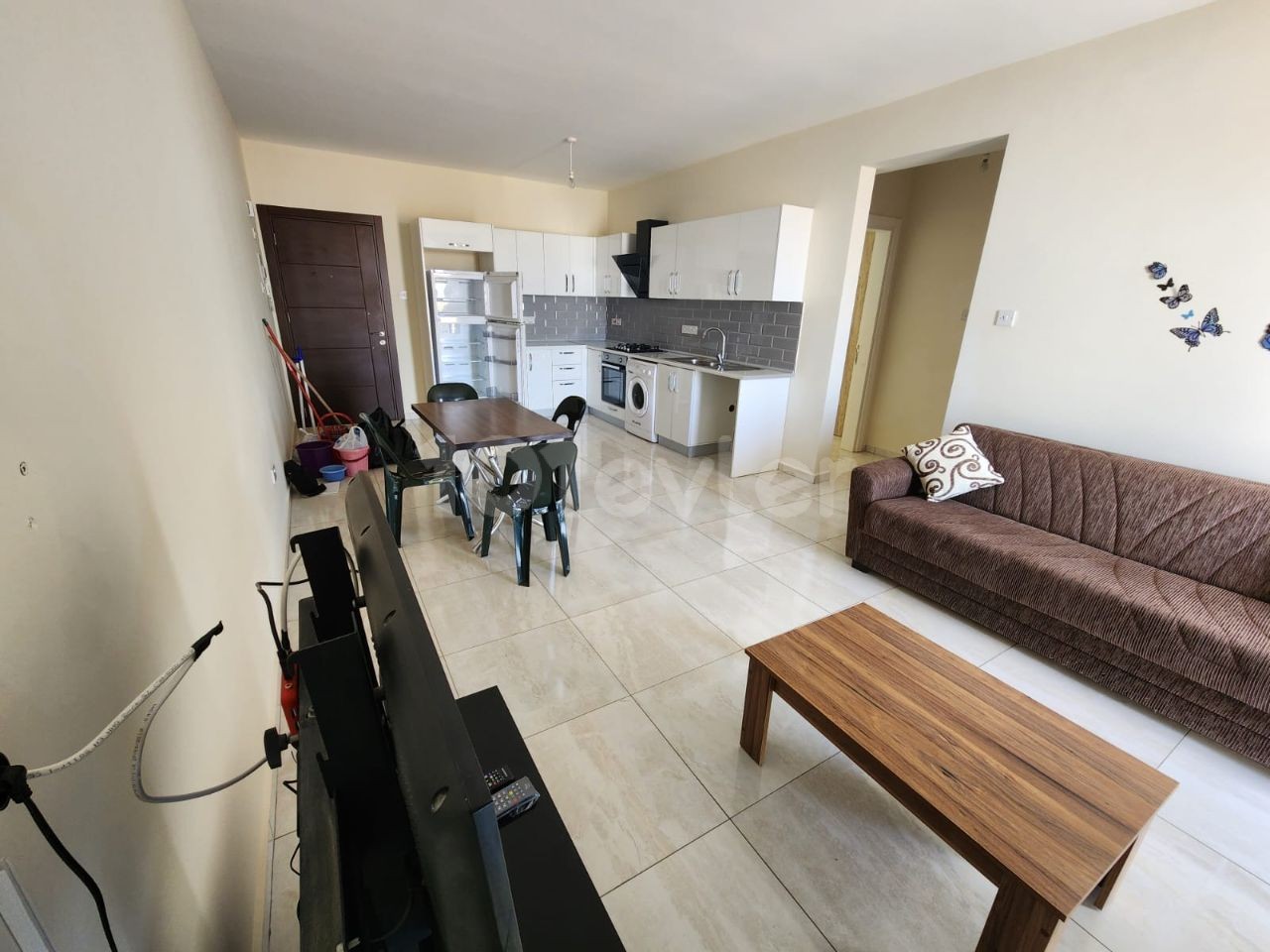 Furnished 2+1 furnished apartment for rent in Famagusta Canakkale area