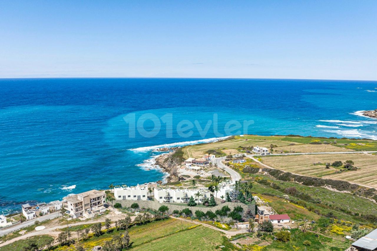 Sale! 2+1 duplex penthouse in Tatlysu, 70 meters from the sea. blue rock