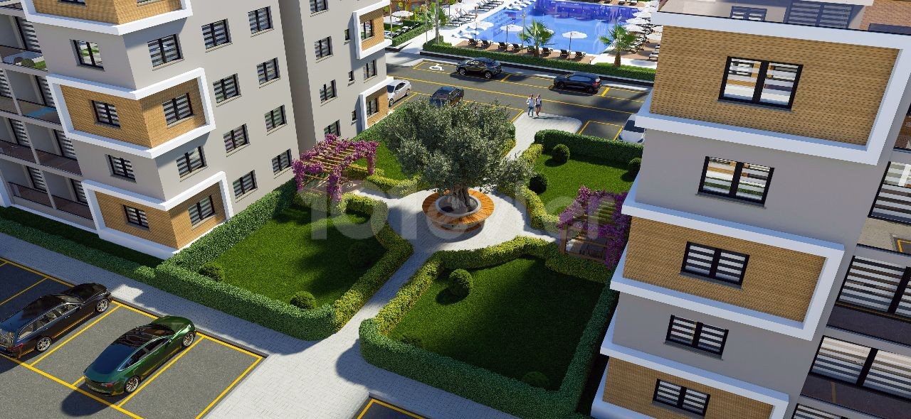 Yeni kompleks Olea Residence'da Satılık 2 + 1 çatı katı