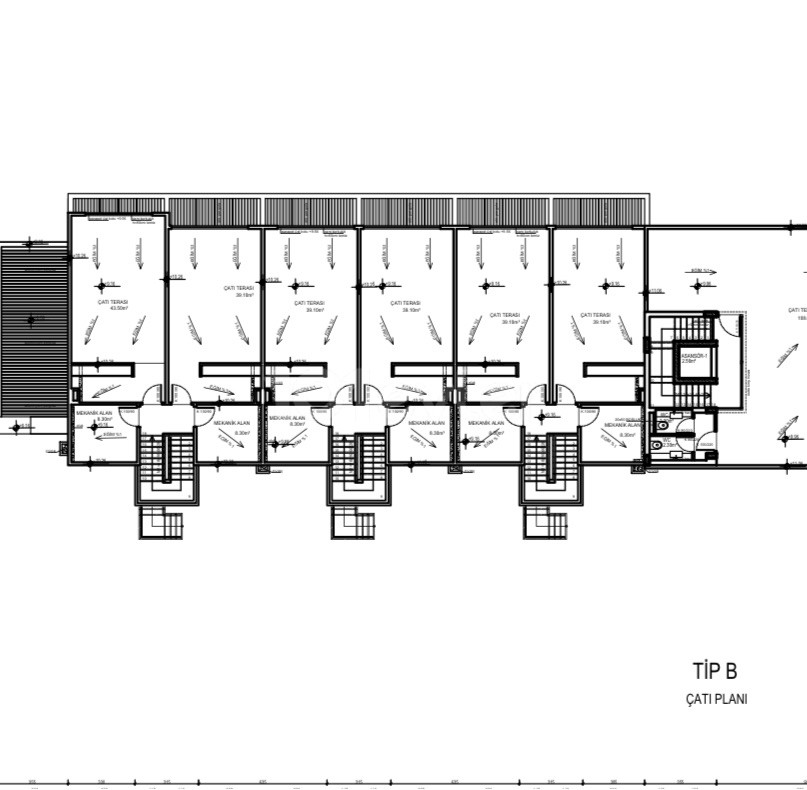 Prestijli Cove Garden kompleksinde (BASTAŞLAR) iki yatak odalı daire. Esentepe