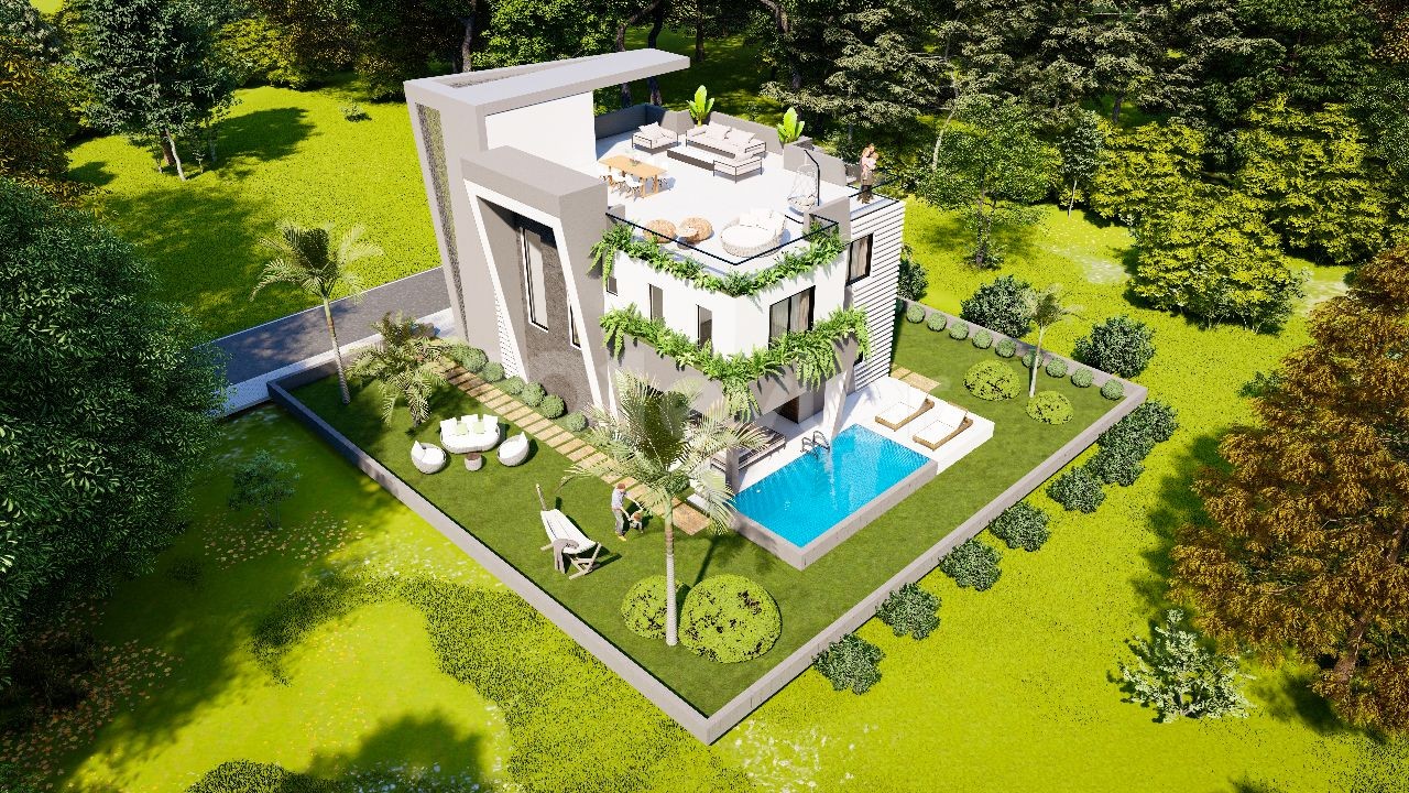 3 Bedroom Villa For Sale In İskele, Otuken