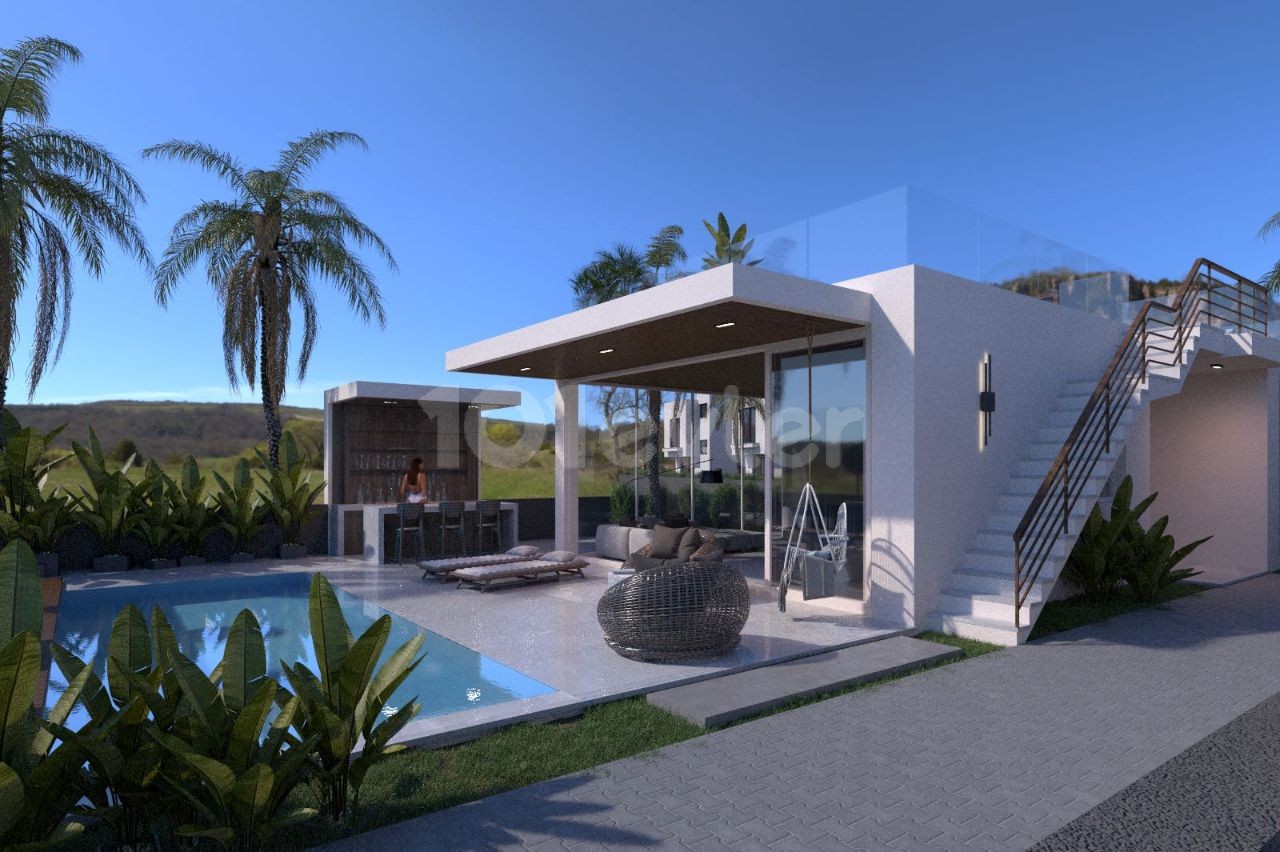 3 bedroom villas for sale in Kyrenia Esentepe