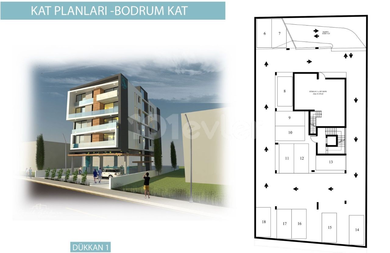 Office for sale in Kyrenia City Center