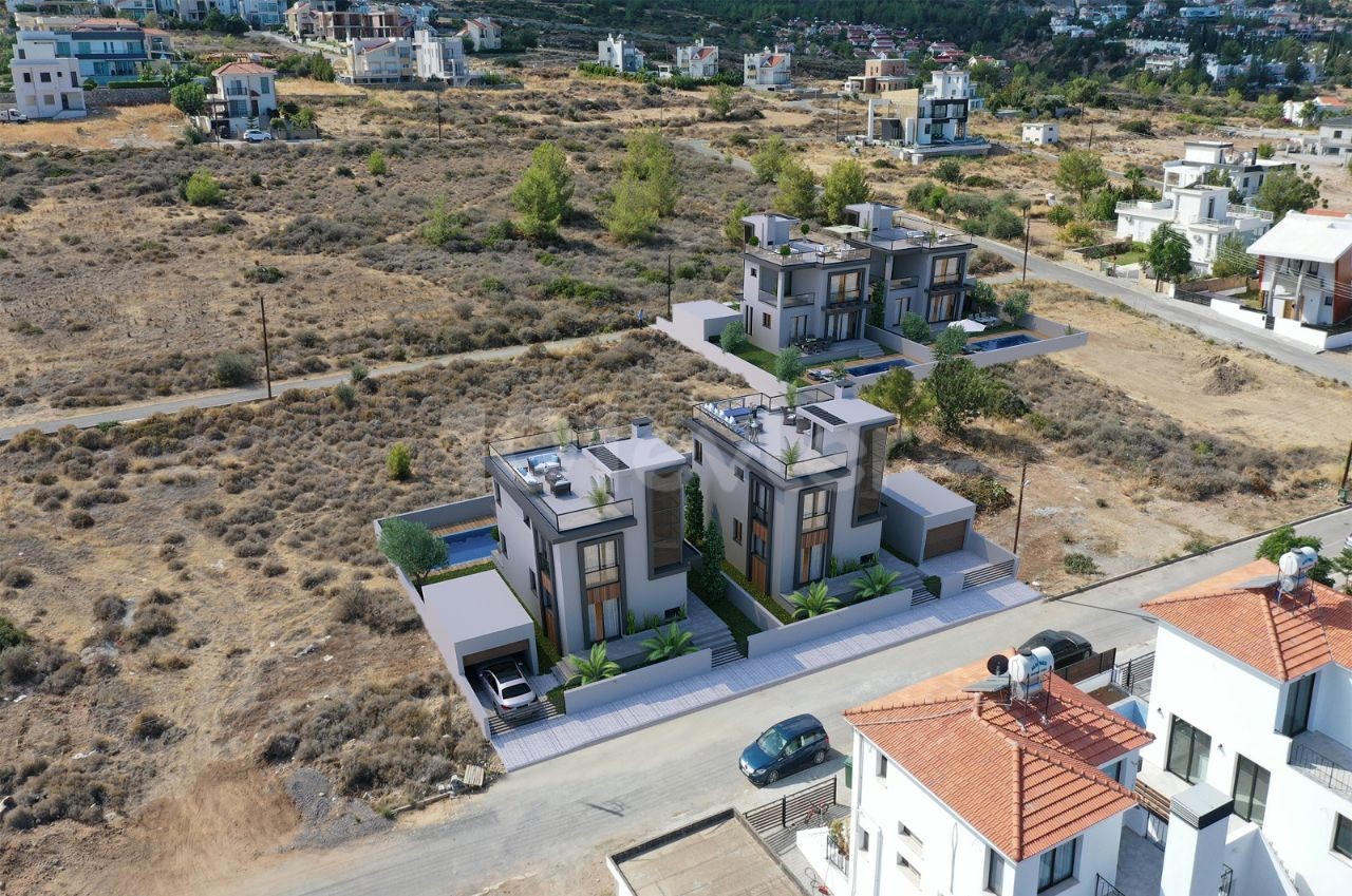 3+1 Villa zum Verkauf in Çatalköy, Kyrenia