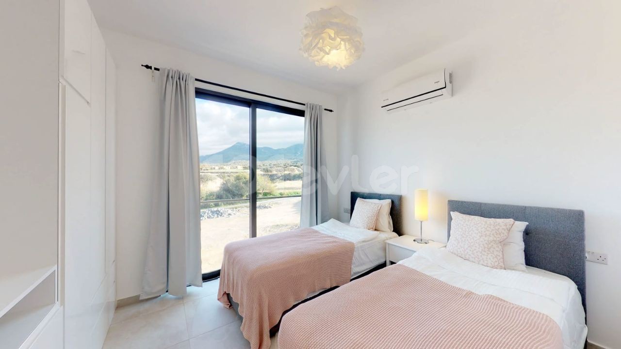 3+1 Penthouse zum Verkauf mit Garten in Girne