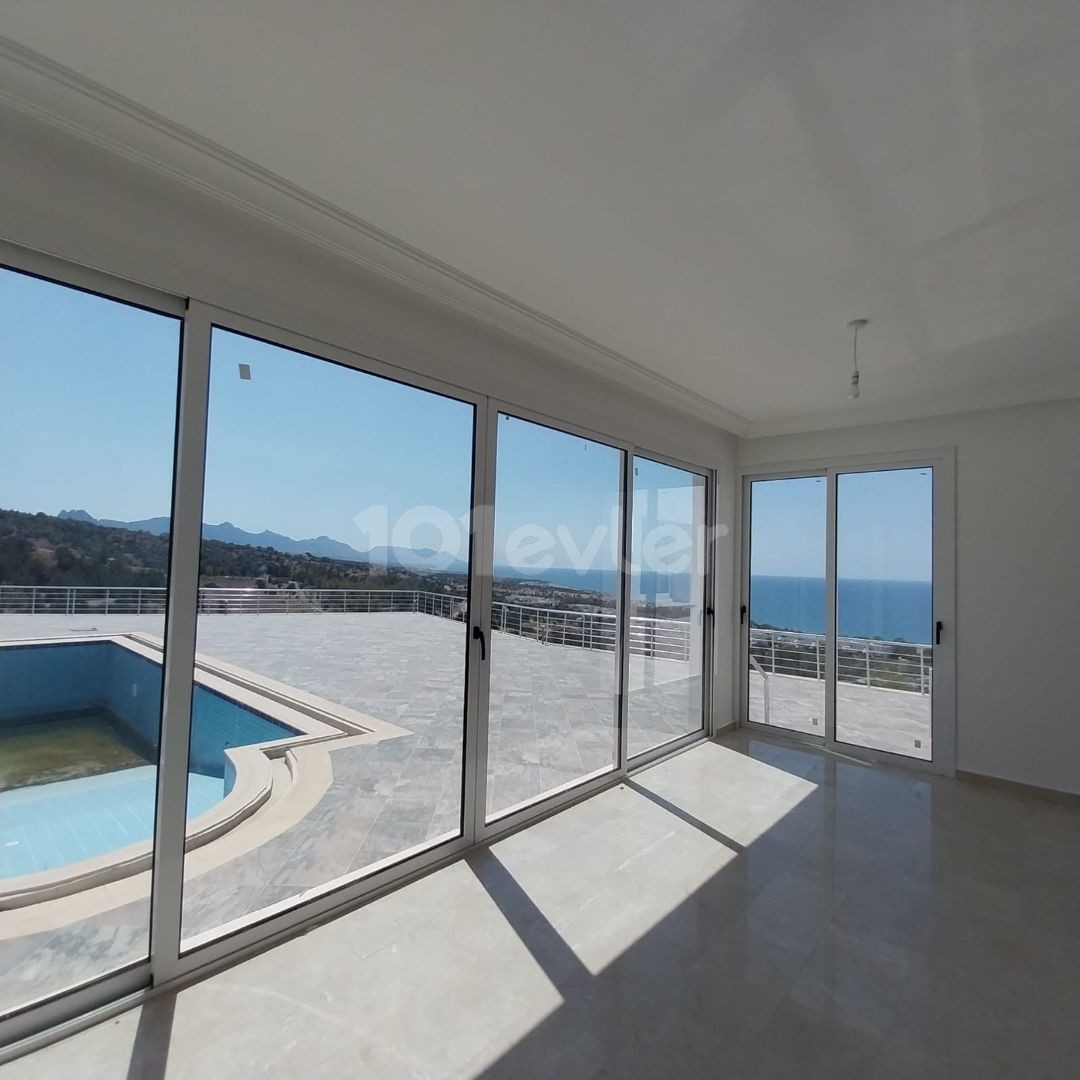 4+1 Elegant Villa with Sea View  in Esentepe