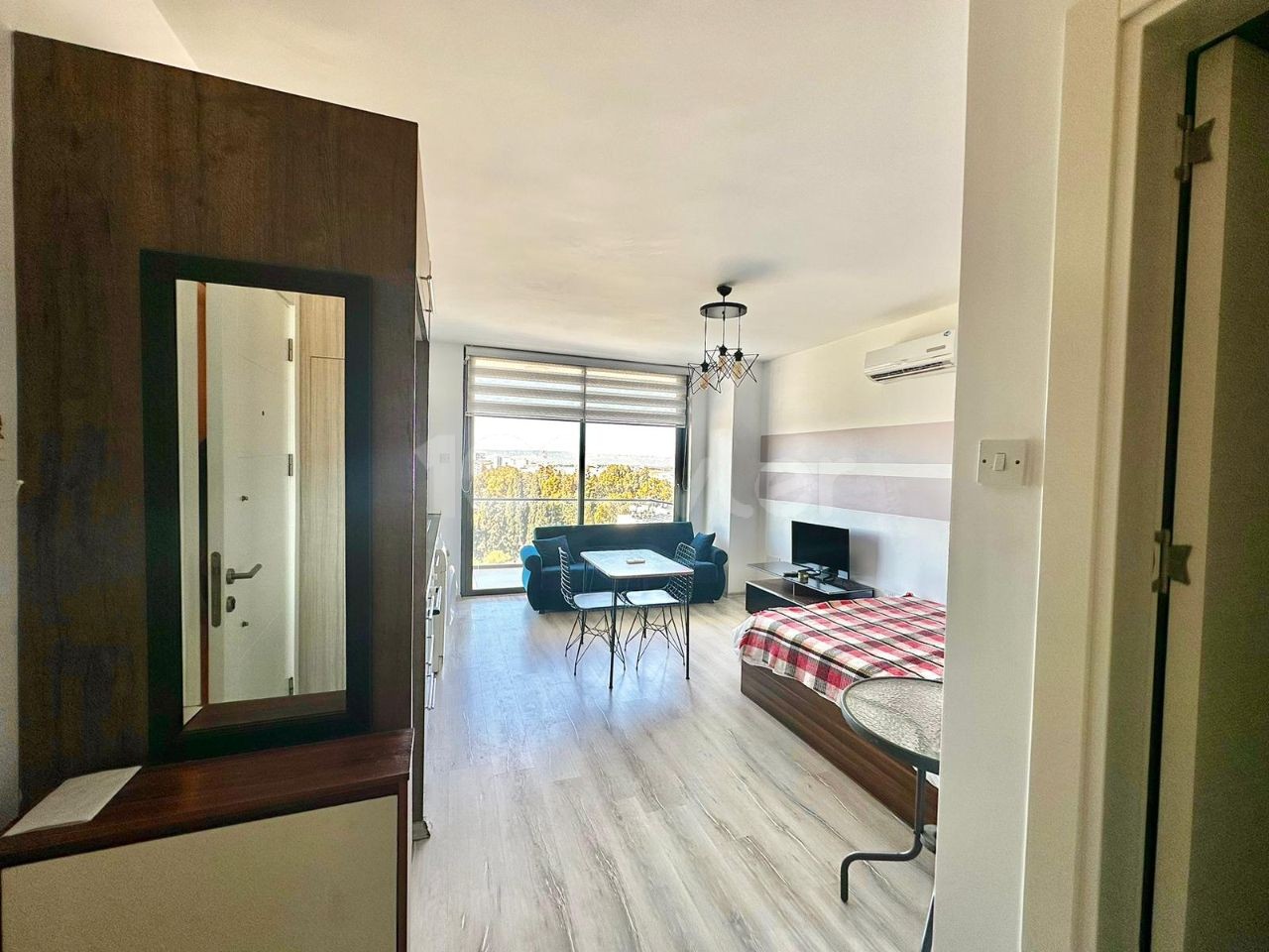 Chic Studio Apartment with Communal Pool and Stunning Views in Famagusta City Center