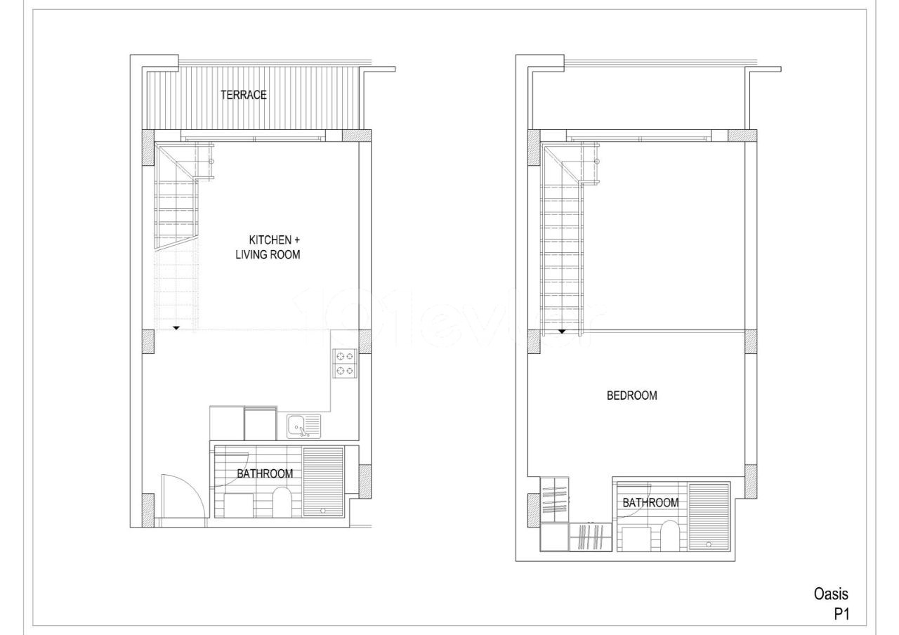 Küçük Erenköy'de Lüks Resort'ta Özel Çatı Teraslı Tertemiz 1+1 Penthouse Daire