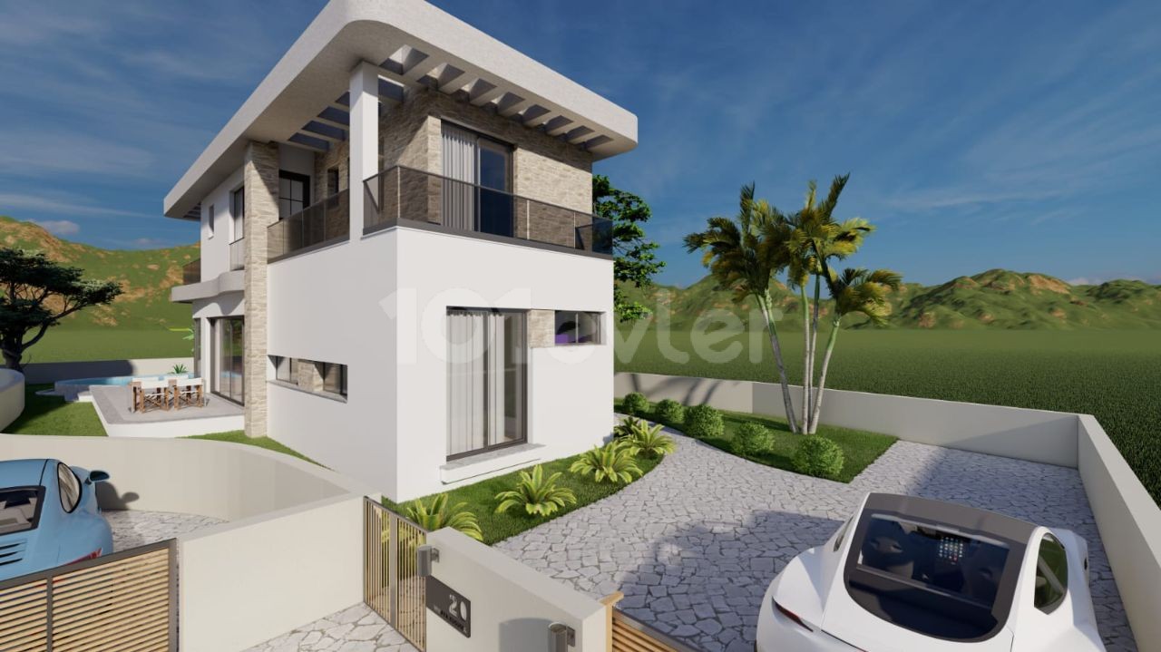 4+1 Luxury Villas for Sale in Lapta