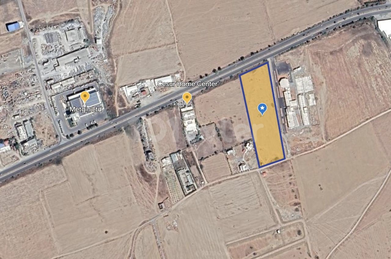 Land for Sale in Minareliköy Open to Development on the Nicosia-Gazimağusa Highway