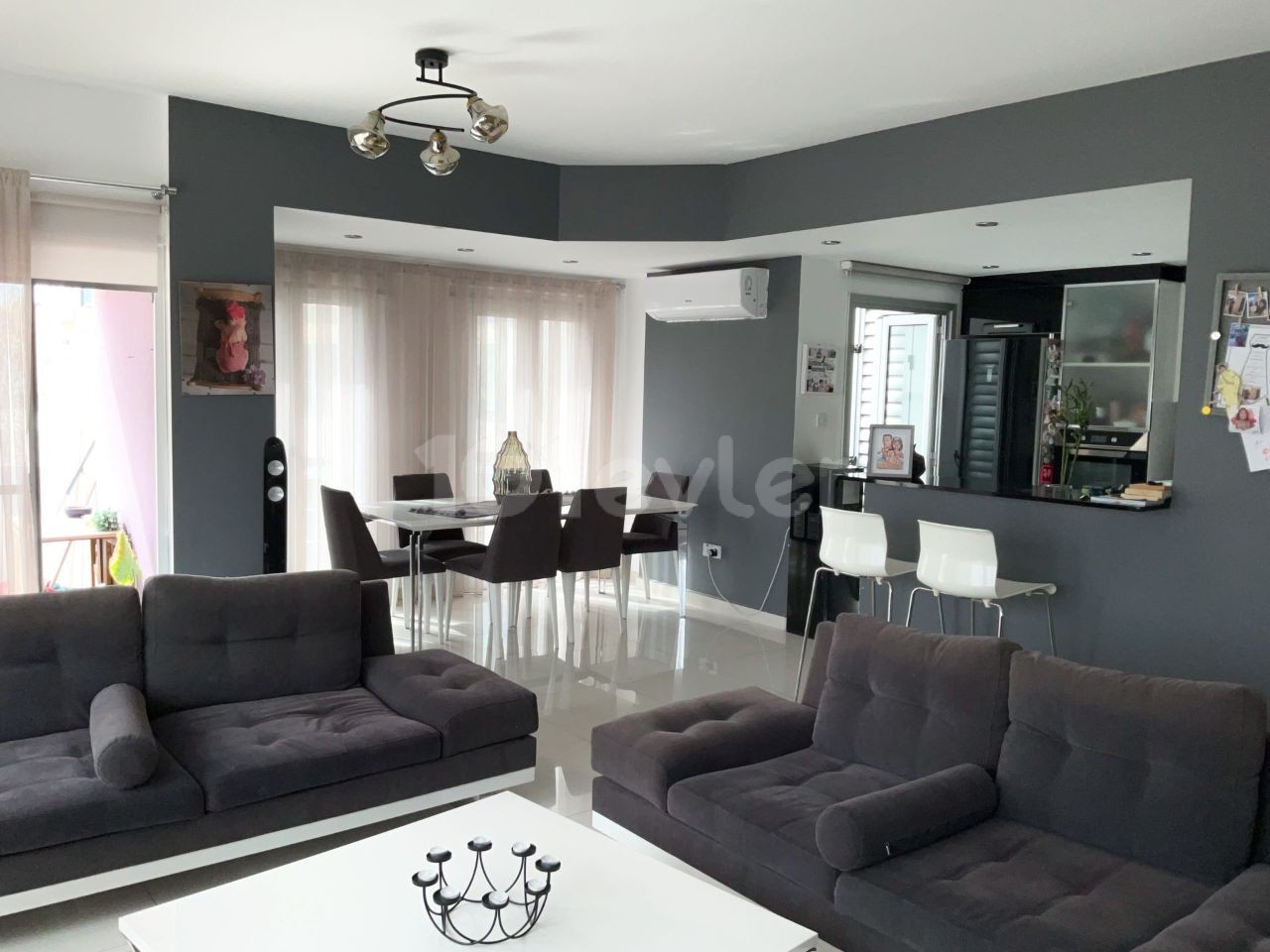 1st Floor 3+1 Spacious Flat Close to Every Point in the Center of Famagusta