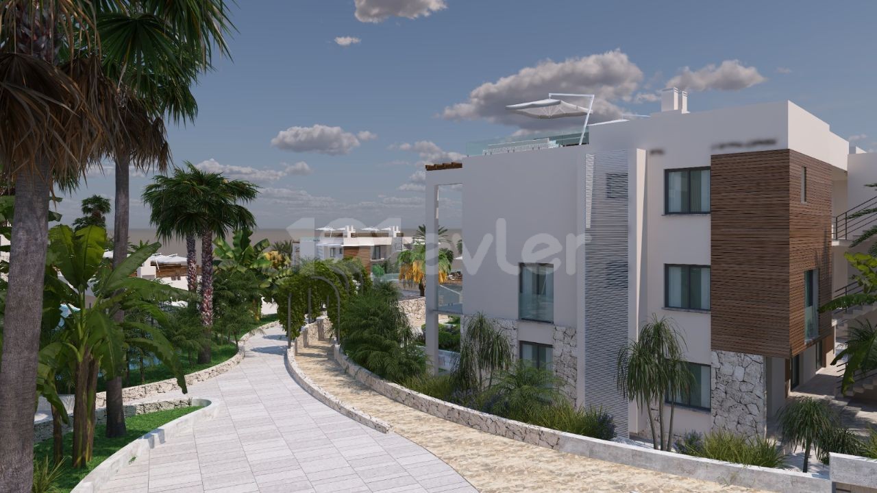 The Most Affordable Investment Apartments with the Largest M2 in the Complex with a Pool in Esentepe