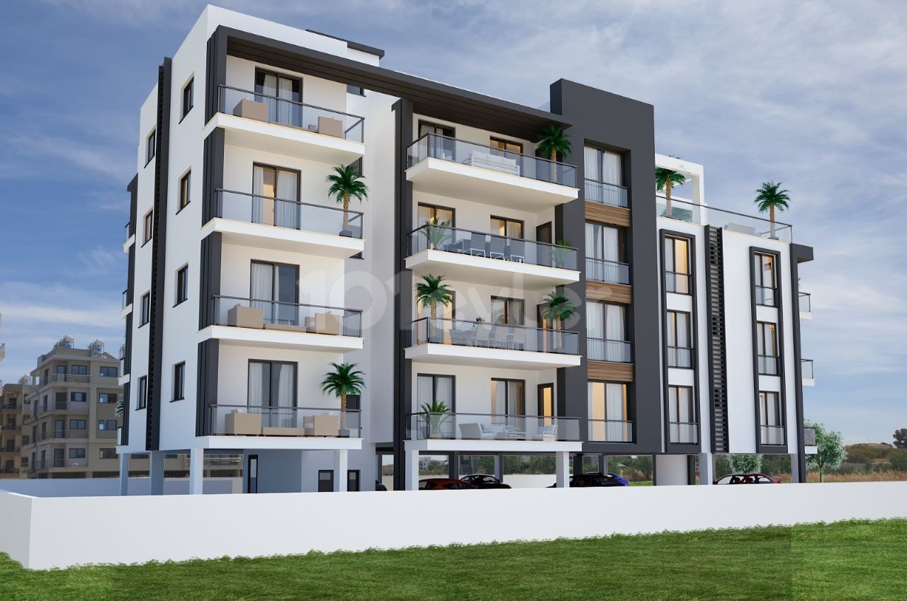 Lefkoşa K. Kaymaklı 2+1 Flat with Turkish Title Project with Installment Opportunity