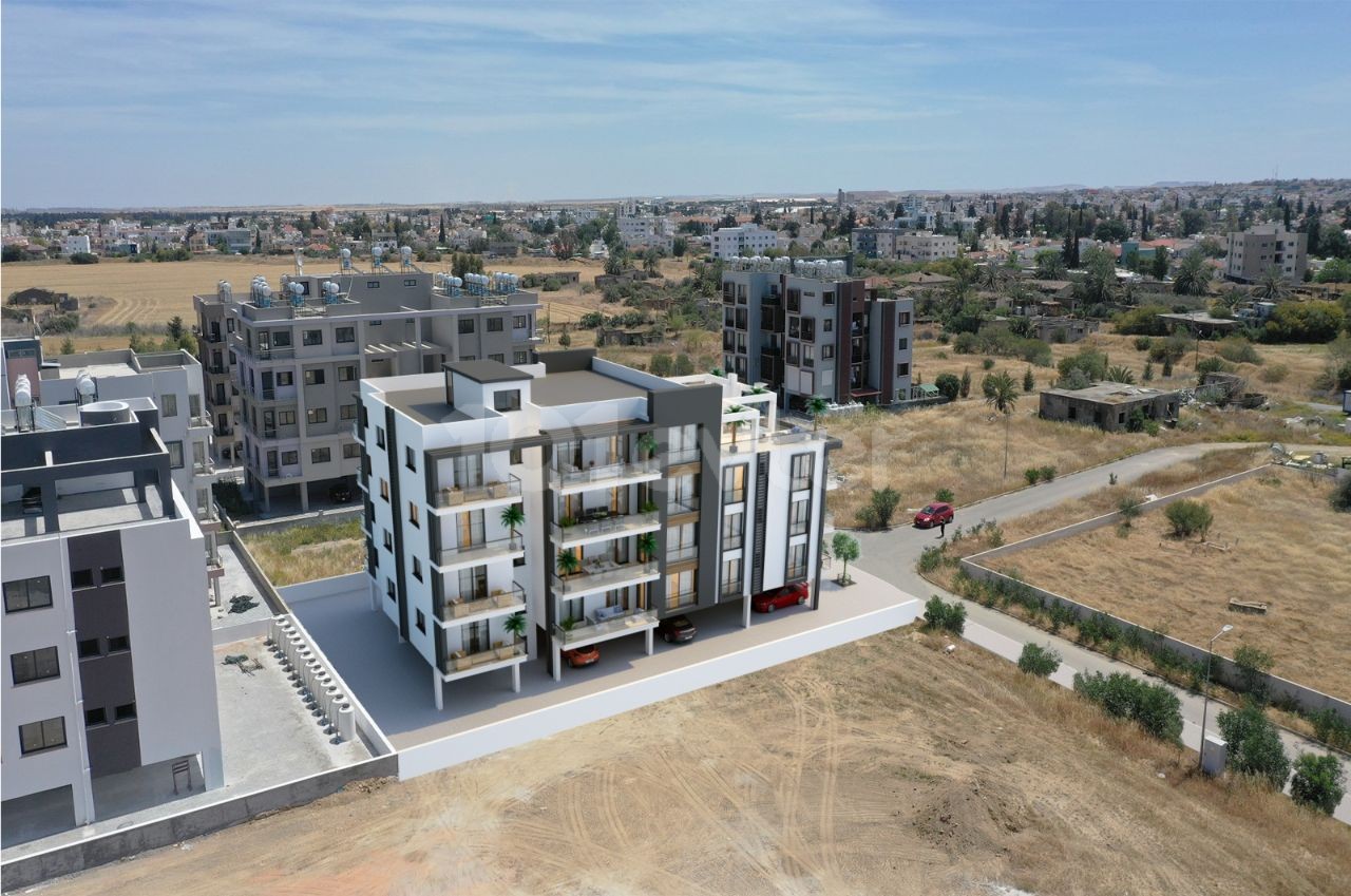 Lefkoşa K. Kaymaklı 2+1 Flat with Turkish Title Project with Installment Opportunity