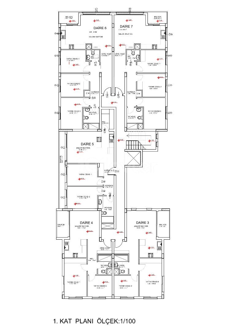 Lefkoşa K. Kaymaklı 2+1 ve 3+1 Projeden Uygun Fiyatlı Daireler