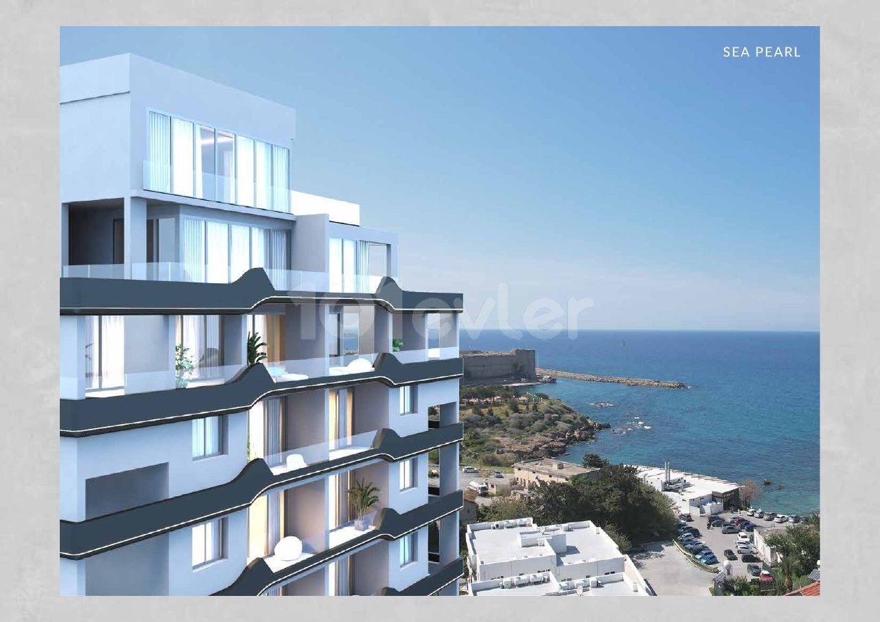 2+1 Luxusapartments mit freiem Meerblick im prestigeträchtigsten Projekt von Kyrenia