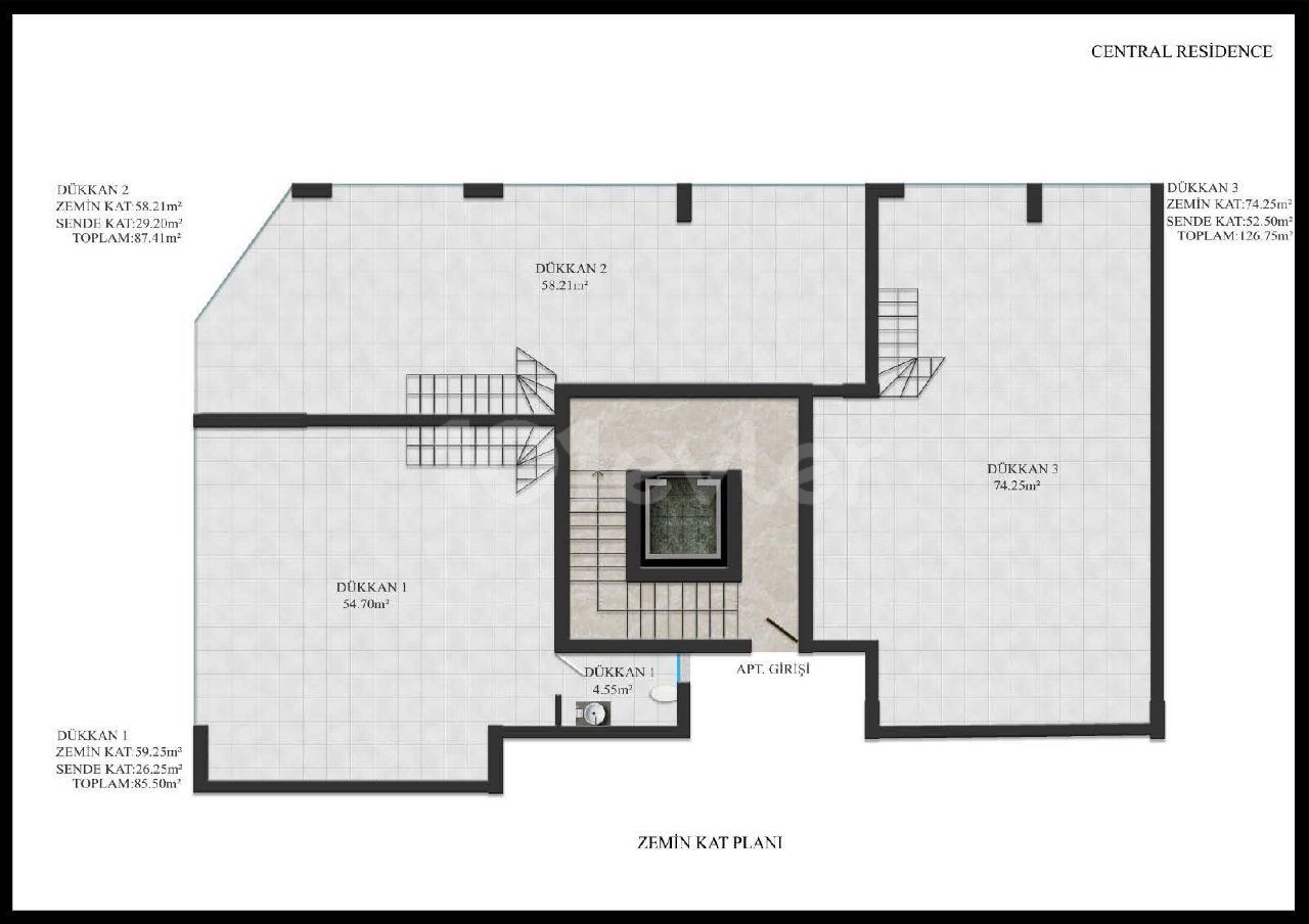 Unser neues Projekt im Stadtzentrum von Kyrenia. Flexible Bezahlung, zentrale Lage, großzügige 3+1 Wohnungen