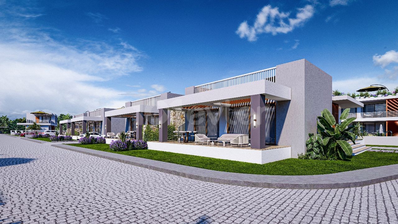 Opportunity from the Project in KARPAZ, the most beautiful and natural region of Cyprus. Located in a site with a private garden and a shared pool.